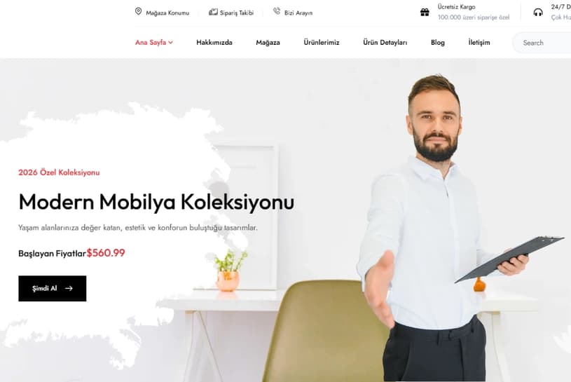 Mobilya Firması Web Sitesi
