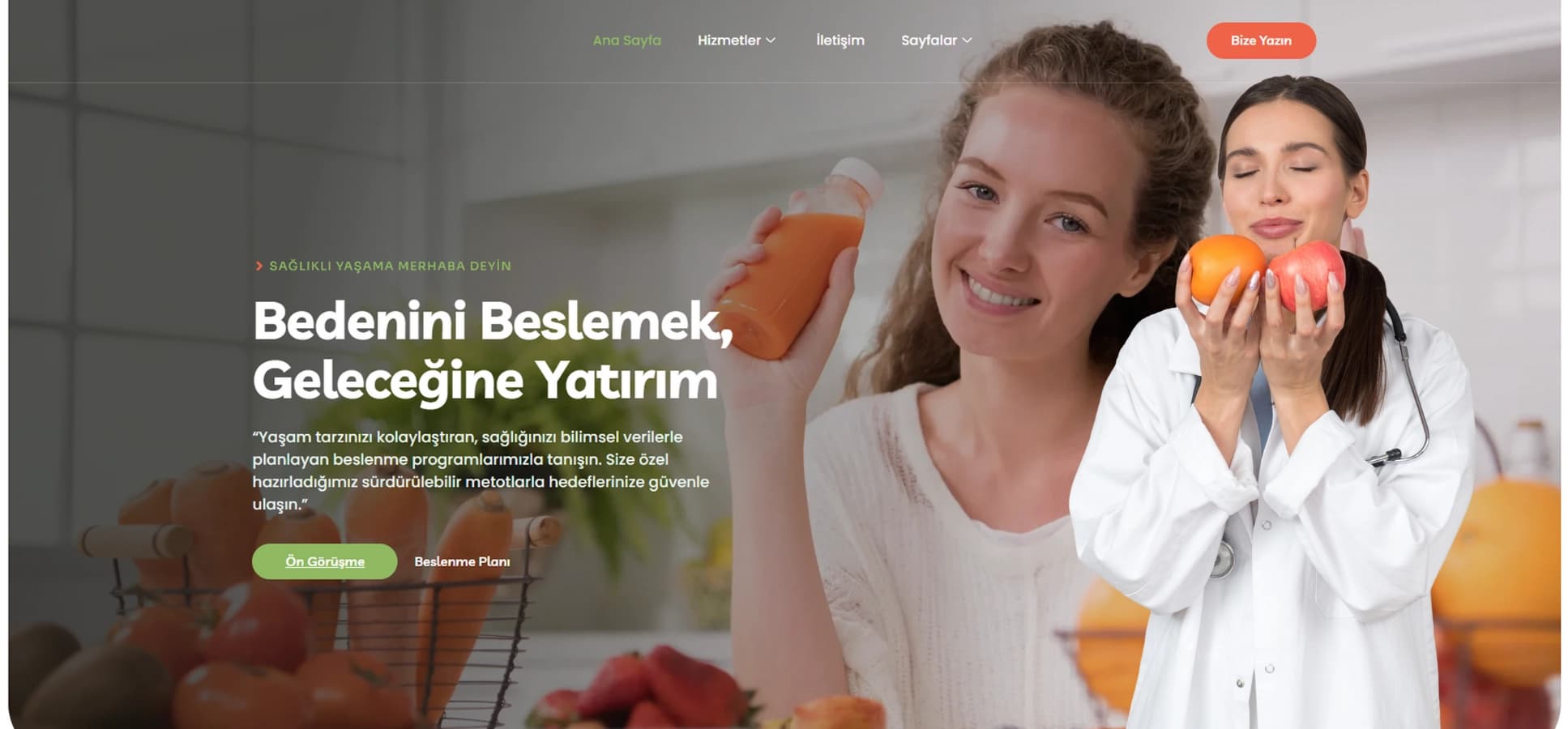 Profesyonel Diyetisyen Web Sitesi